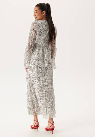 V-Neck Frill Dress
