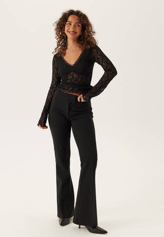 V-Neck Lace Top