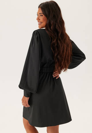 Wrap Satin Dress