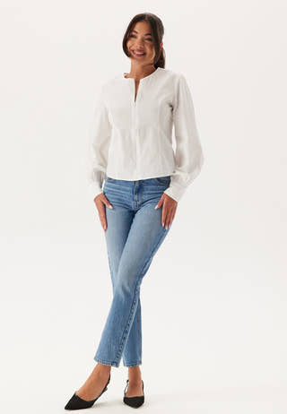 Zip Cotton Blouse