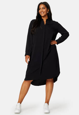 Relaxed L/S Shirt Dress