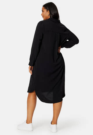 Relaxed L/S Shirt Dress