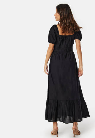 Short Sleeve Cotton Maxi Dress