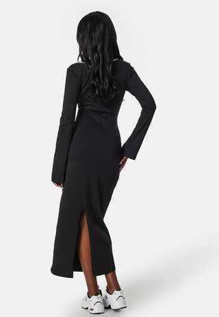 Square Neck Contrast Dress