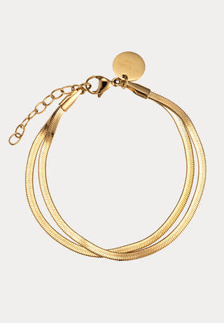 Angeline Layer Bracelet, Gold