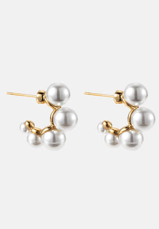 Liz Multipearl Hoop
