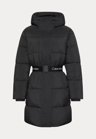Belted Midweight Long Puffer