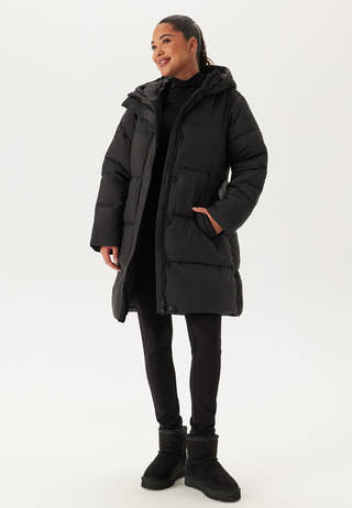 Logo Belt Long Puffer