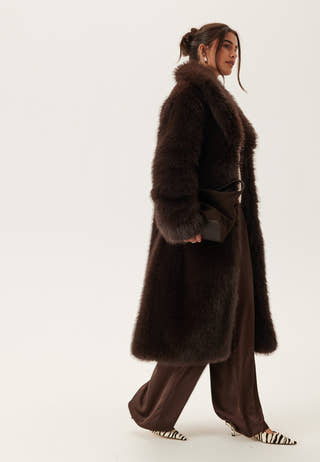 Long Faux Fur Coat
