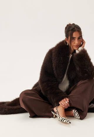 Long Faux Fur Coat