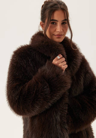 Long Faux Fur Coat