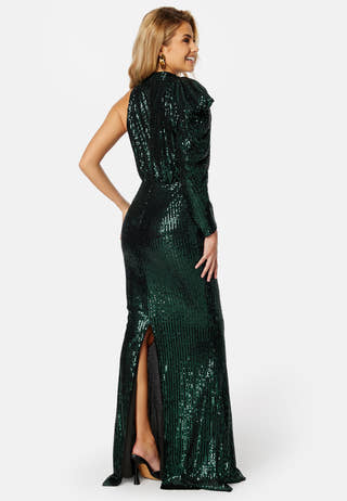 Lily One Shoulder Sequin Dress