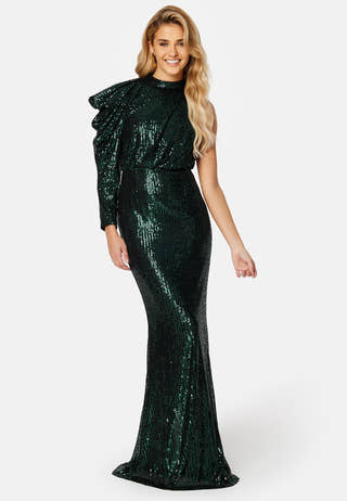 Lily One Shoulder Sequin Dress