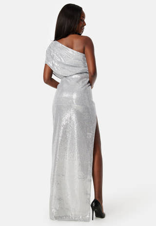 Luna Sequin One Shoulder Dress