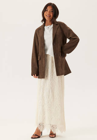 Faux Suede Jacket