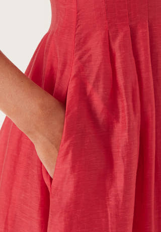 Francine V Neck Midi Dress