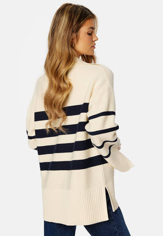 Breton Open Collar Knit