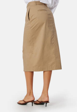 Chino Slit Skirt