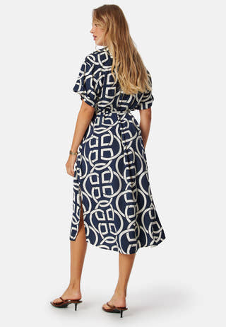 Monogram Print SS Caftan