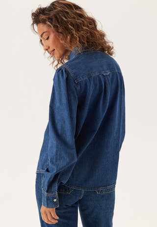 Reg Puff Sleeve Denim Shirt