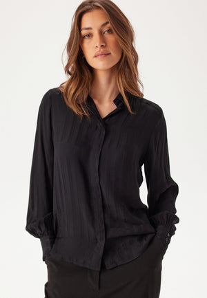 Reg Satin Striped Shirt