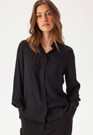 Reg Satin Striped Shirt