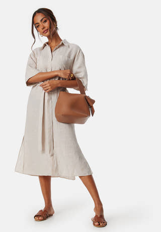 Rel Linen SS Shirt Dress