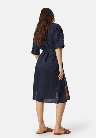 Rel Linen SS Shirt Dress