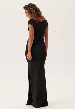 Bardot Pleat Maxi Dress