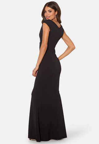 Bardot Pleat Maxi Dress