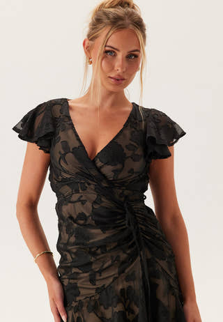 Chiffon Flutter High Low Dress