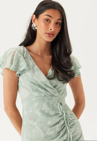Chiffon Flutter High Low Dress