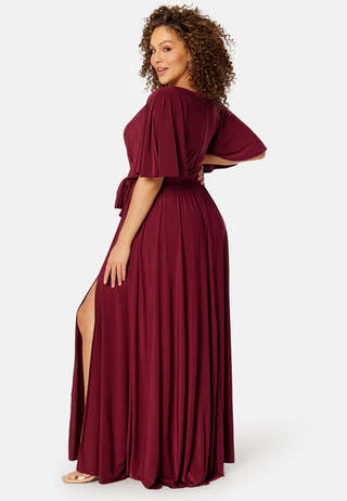 Flutter Sleeve Maxi Dress