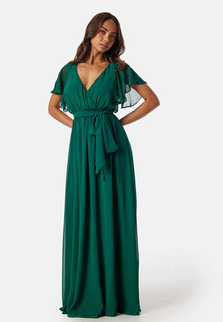 Flutter Chiffon Maxi Dress