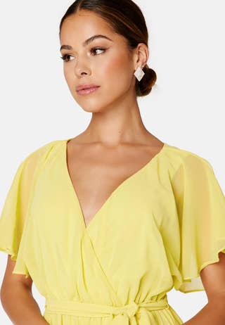 Flutter Chiffon Maxi Dress