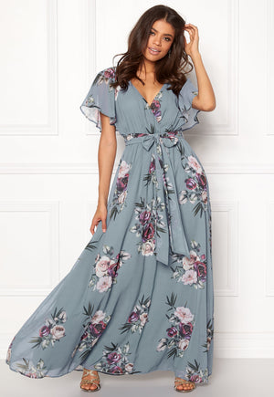 Flutter Floral Maxi Dress