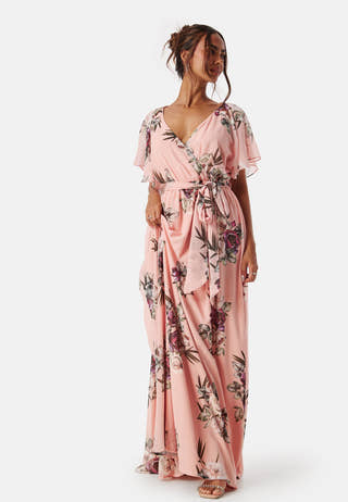 Flutter Floral Maxi Dress