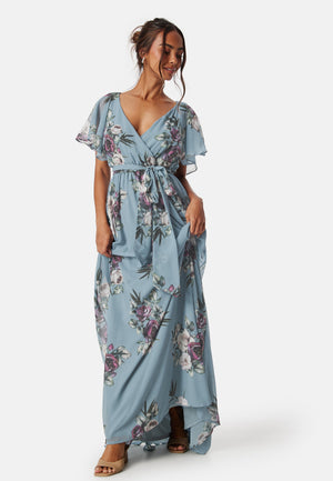 Flutter Floral Maxi Dress