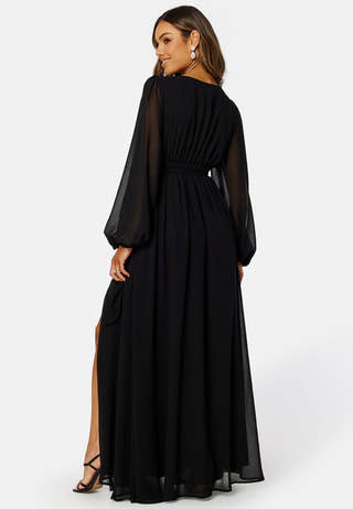 Long Sleeve Chiffon Dress