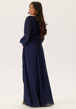 Long Sleeve Chiffon Dress