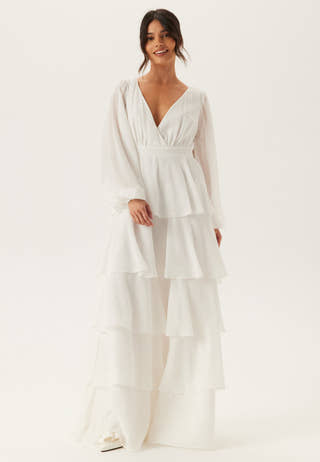 Long Sleeve Tiered Maxi Dress