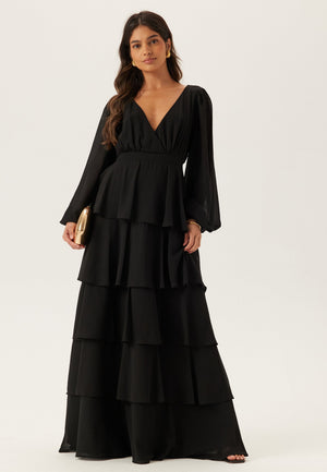 Long Sleeve Tiered Maxi Dress