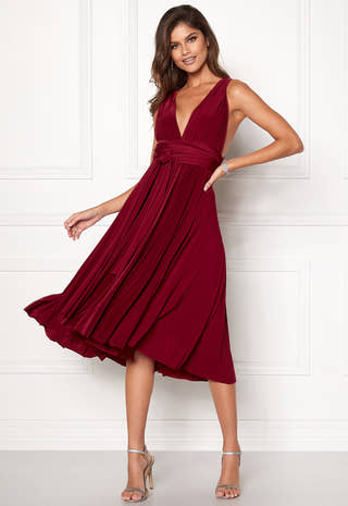 Multi Tie Midi Dress