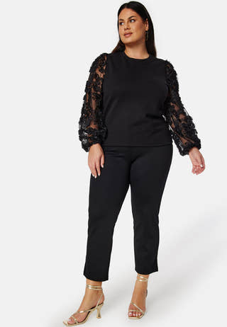 Mesh Sleeve Top