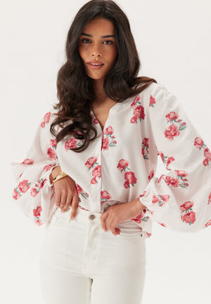 Balloon Sleeve Blouse