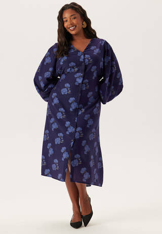 Balloon Sleeve Dress