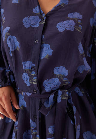 Balloon Sleeve Dress