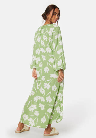 V-neck Raglan Viscose Dress