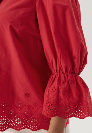 Broderie Anglaise Blouse