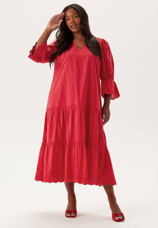Broderie Anglaise Long Dress